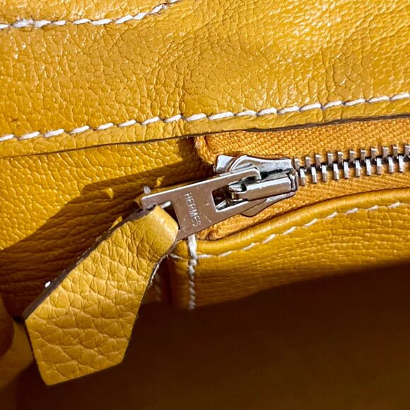 Hermes Birkin 30 Jaune D'or Clemence - Picture 16 of 16